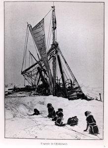 アーネストシャクルトン（1874-1922）1914-1917遠征から南極までの持久力の苦悶 作： French Photographer